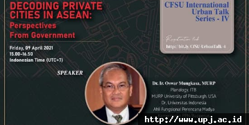 Urban Talk Series: Decoding Private Cities in ASEAN: Perspective from Government